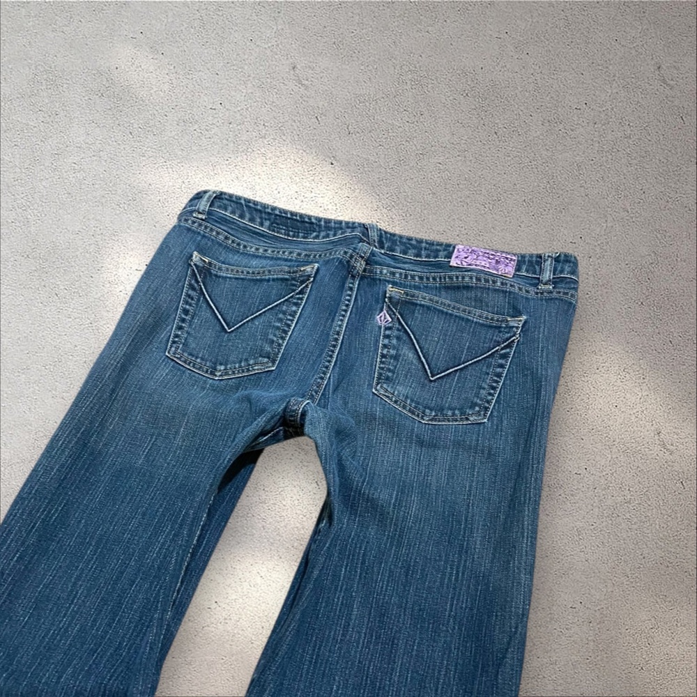 Volcom Mid Rise Bootcut Jeans - Picture 4 of 9